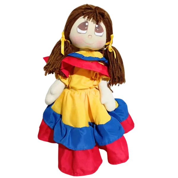 Muñeca Traje Típico Colombiano