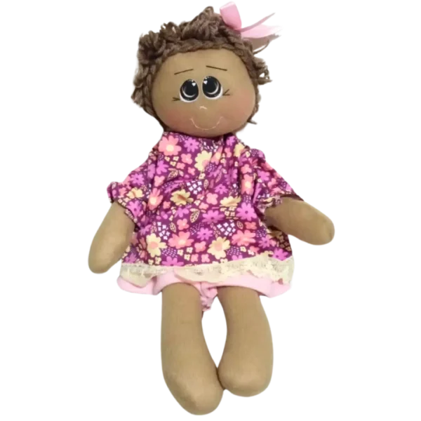Muñeca en Tela Morena Clara